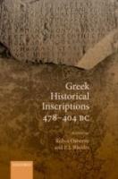 GREEK HISTORICAL INSCRIPTIONS 478-404 BC