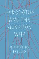 Herodotus and the question why